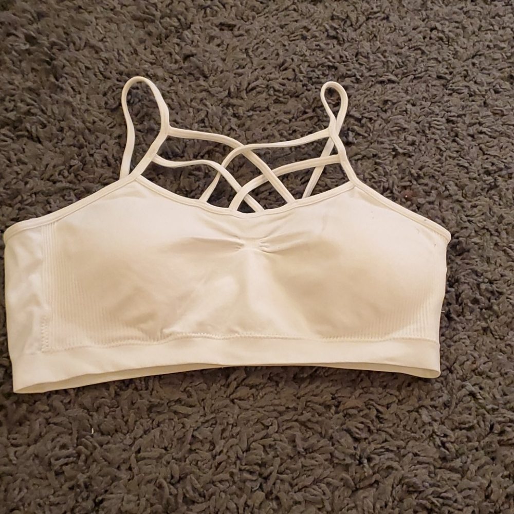 White bralette